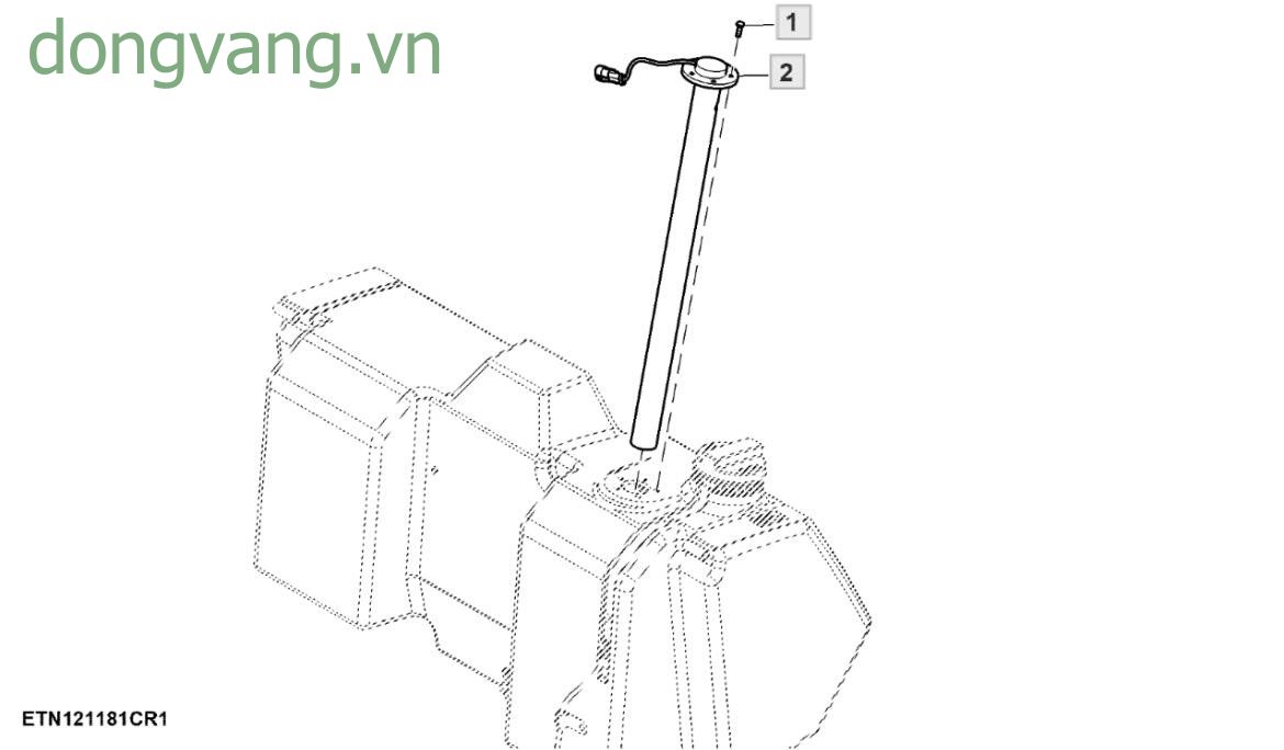 Cảm biến mức nhiên liệu, Có bộ chuyển mạch cọng từ, OOS - ST956369